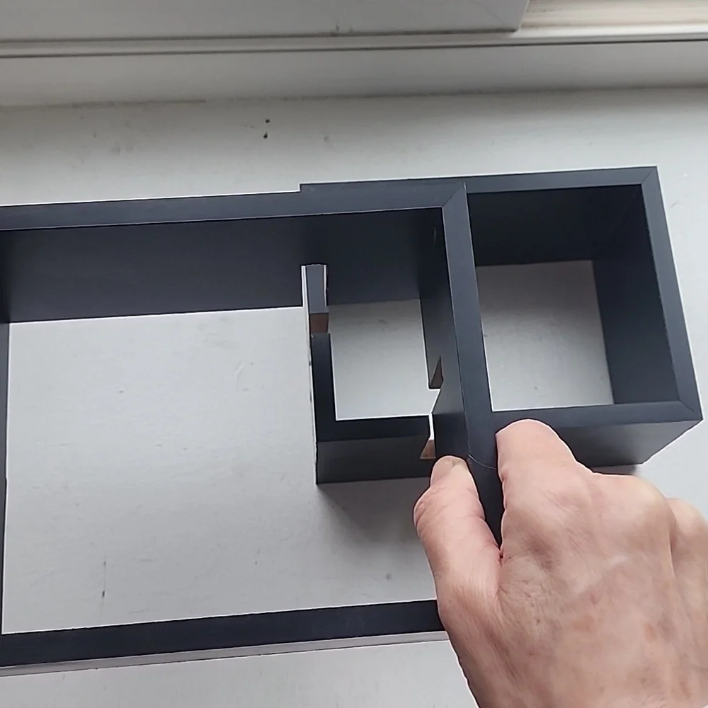 Small wall shelf set. Create extra storage space includes mounting hardware